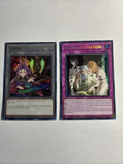 Solemn Accusation BLZD-EN079 Blazing Dominion Secret Rare 1st Edition Yugioh - Image 1