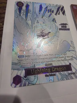 ⚡Lightning Dragon – ALT ART OP15-077 R (Sky Island) | One Piece + 2 MORE CARDS - Image 4