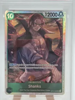2025 One Piece English OP13-028 Shanks SR PSA 10 GEM MINT - Image 2