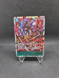 One Piece TCG Paramount War Kouzuki Oden OP02-030 SR Near Mint - Image 1