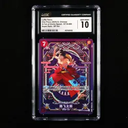 CGC 10 GEM MINT 2025 One Piece CHN Luffy-Tarou ST18-005 SR SP Ver. - Image 1