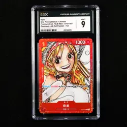 CGC 9 MINT 2023 One Piece CHN Nami ST01-007 C(Alt Art) Foil - Image 1