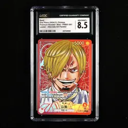 CGC 8.5 NM/MINT+ 2024 One Piece CHN Sanji PRB01-001 L (Alt Art) - Image 1