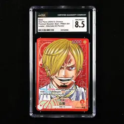 CGC 8.5 NM/MINT+ 2024 One Piece CHN Sanji PRB01-001 L (Alt Art) - Image 2