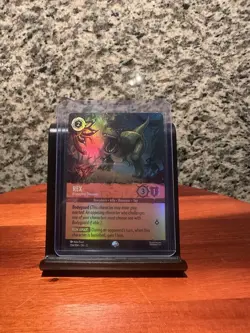 Disney Lorcana Wilds Unknown 206/204 Rex Protective Dinosaur Epic Foil English - Image 1