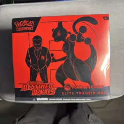 Pokemon Destined Rivals Pokemon Center ETB Elite Trainer Box - NEW SEALED - Image 1
