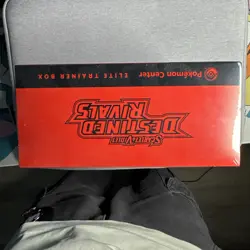 Pokemon Destined Rivals Pokemon Center ETB Elite Trainer Box - NEW SEALED - Image 5