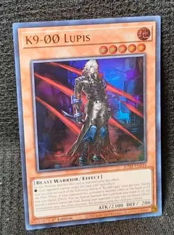 K9-00 Lupis *ULTRA RARE* JUSH-EN034 1st Edition NM | Justice Hunters - Image 1