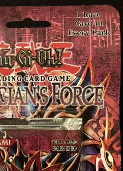 Yu-Gi-Oh! MAGICIAN’S FORCE English Edition RARE Rack Blister Pack Konami 1996 🔥 - Image 2
