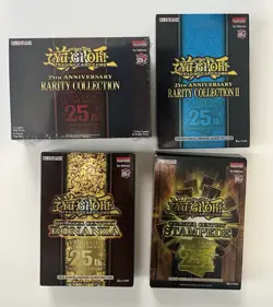 Yu-Gi-Oh (4) Retail Mini Boxes - Quarter Century Rarity Collection, Sealed - Image 1