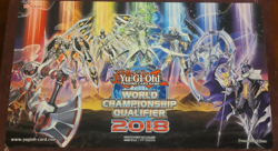 YuGiOh Mekk Knight Playmat 2018 World Championship Qualifier Playmat - Image 1