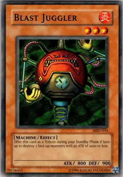 Yu-Gi-Oh Blast Juggler Metal Raiders MRD-034 Unlimited Regular Common Card LP-NM - Image 1