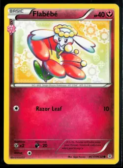 2014 Generations Radiant Collection Flabebe #8 Non Holo Pokemon Card - Image 1