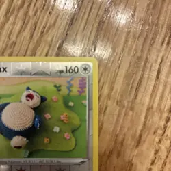 Snorlax 109/159 NM Reverse Holo Asako Ito Crocheted Collectable Art Pokemon Card - Image 3