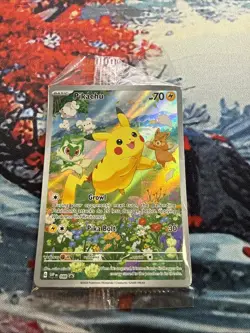 Pokemon Pikachu TCG SVP088 Black Star Promos Full Art Holo Card - Image 1