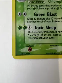 Pokemon Card - Venusaur Crystal Guardians 28/100 Rare Reverse Holo Stamped MP - Image 3