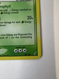 Pokemon Card - Venusaur Crystal Guardians 28/100 Rare Reverse Holo Stamped MP - Image 4