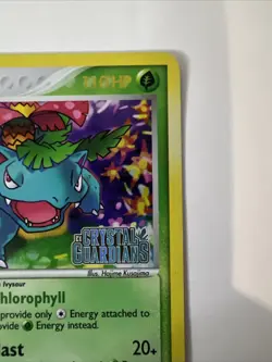 Pokemon Card - Venusaur Crystal Guardians 28/100 Rare Reverse Holo Stamped MP - Image 5