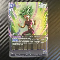 Kefla FB08-034 Saiyan's Pride Dragon Ball English Card Fusion World NM - Image 1