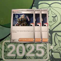 3x Boss's Orders 172/193 Prize Pack Series Cards Regular Playset - Image 1