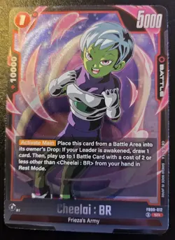 Cheelai : BR FB09-012 Foil Super Rare Dual Evolution Dragon Ball Super Card Game - Image 1