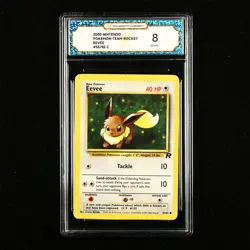 TQG 8 NM-MT 2000 Pokemon ENG Eevee #55/82 C - Image 1