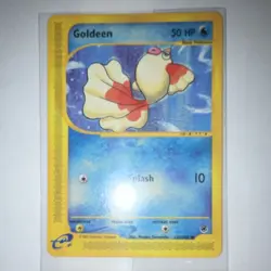 Pokemon TCG Goldeen Expedition Base Set 111/165 Regular e-Reader Basic 50 HP - Image 1