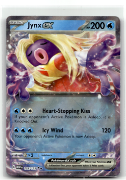 Pokemon TCG - Jynx EX 124/165 - Double Rare - Scarlet and Violet 151 - Image 1