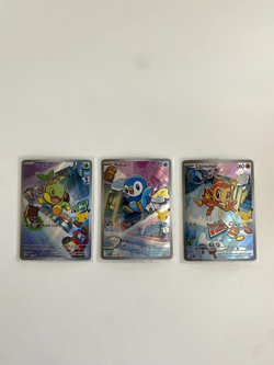 Pokemon TCG First Partner Illustration Collection Series 1 Gen 4 Sinnoh Starters - Image 1