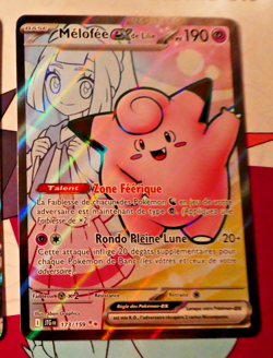 Pokemon Card Holo Carte Melofee Ex De Lilie 173/159 FR Mint 2025 - Image 1