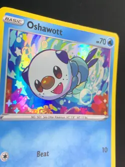 Oshawott SWSH222 Sword & Shield Black Star Promo Holo Pokemon - Image 2