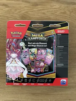 2x Pokemon Mega-Kampfdeck Mega-Diancie-ex Deutsch & Meloetta Promo Karte NEU OVP - Image 2