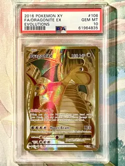 Pokemon PSA 10 XY DRAGONITE EX /DRAGORAN EX Mint! Sammlerstuck! 106/108! - Image 1