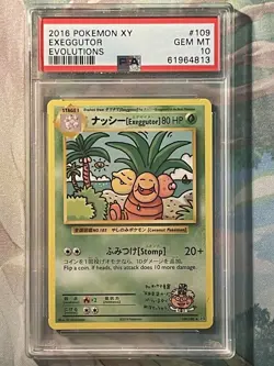 Pokemon Xy Evolutions 109 Exeggutor PSA 10 2016 - Image 1