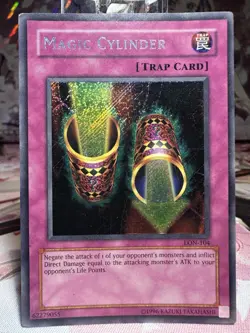 Magic Cylinder LON-104 Secret Rare Unlimited Edition - Played - YuGiOh! - Image 1