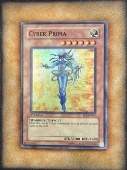Yugioh Cyber Prima EOJ-EN007 Super Rare 1st Ed LP - Image 1