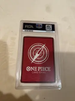 One Piece OP01-003 Monkey D Luffy Pre-Errata Alternate Art Leader PSA 10 - Image 4