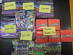 Pokemon TCG Cards, Lot (500) of Mixed Packs, 5Booster Boxes of Scarlet Kor.ver - Image 1