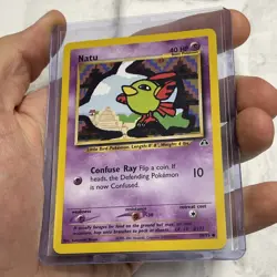 Pokemon Vintage Natu 59/75 Neo Discovery Set UNLIMITED NM/MT TCG WOTC Card - Image 2