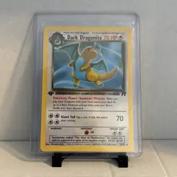 Pokemon Dark Dragonite TCG 1st Edition Non-Holo Card 22/82 - Image 1