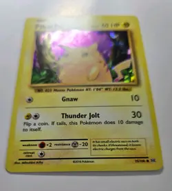 2016 Pikachu Cracked Ice 35/108 Pokemon Card XY Evolutions Ultra Rare 35/108 - Image 2