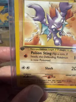 Pokemon Gligar 1st Edition Neo Genesis 59/111 WOTC 2000 NM Vintage Card - Image 3