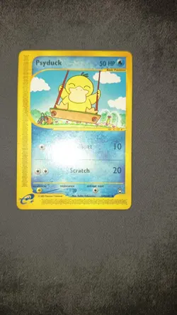 Psyduck 104/147 Set Aquapolis Pokemon Card Eng No Holo Exe/Nm - Image 3