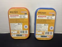 One Piece Card Game Mini Tin Vol.2 Portgas D Ace & Sabo Promo Tins Lot Of 2 New - Image 2