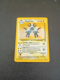 Pokemon Card 1999 Magneton 009/130 Rare Holo Base Set 2 - Image 1