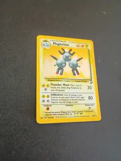 Pokemon Card 1999 Magneton 009/130 Rare Holo Base Set 2 - Image 3