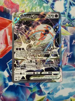 Deoxys VSTAR GG46/GG70 Crown Zenith Galarian Gallery Ultra Rare Pokemon Card NM - Image 4