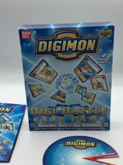 2000 Digimon Digi-Battle Card Game 1st Edition Upper Deck Bandai - Image 1