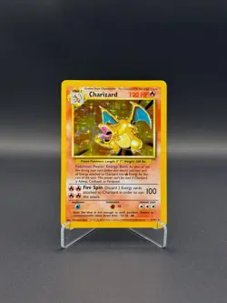 Charizard 4/102 Base Set Rare Holo Pokemon Card WOTC 1999 - Near Mint - 1 - Image 1