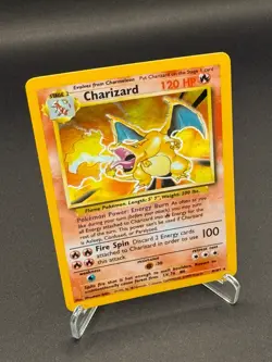 Charizard 4/102 Base Set Rare Holo Pokemon Card WOTC 1999 - Near Mint - 1 - Image 2